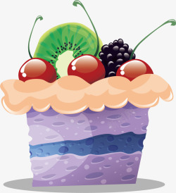 沙河特产水果味道沙河蛋糕图标高清图片