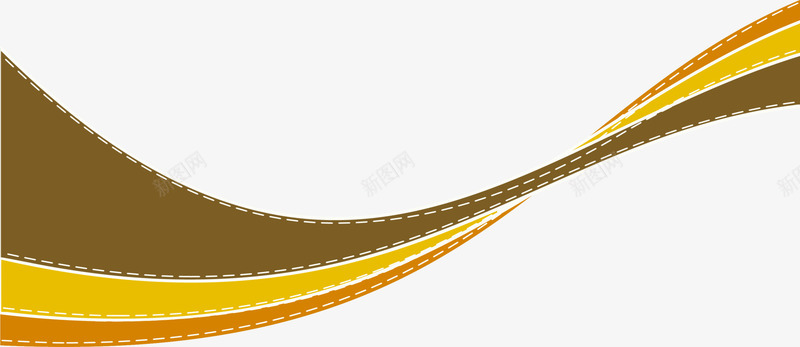 金色线条曲线png免抠素材_新图网 https://ixintu.com 免抠PNG 曲线 条纹 线条 边框纹理 金色
