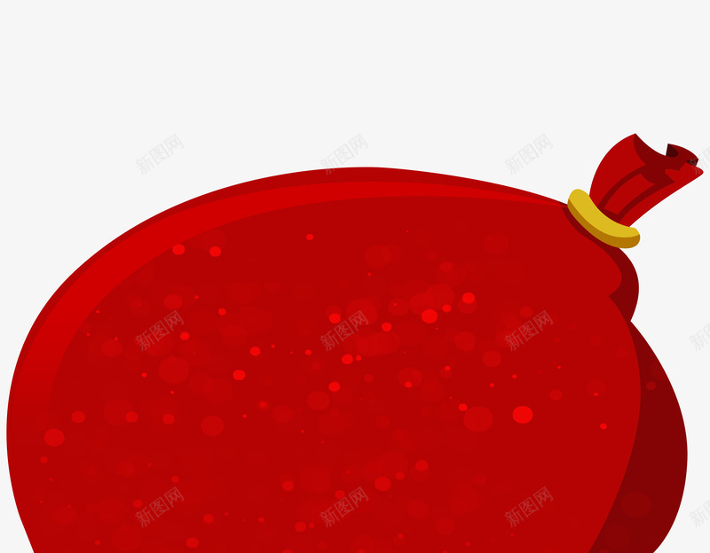 红色卡通礼物袋装饰图案png免抠素材_新图网 https://ixintu.com 免抠PNG 卡通 礼品袋 礼物袋 红色 装饰图案