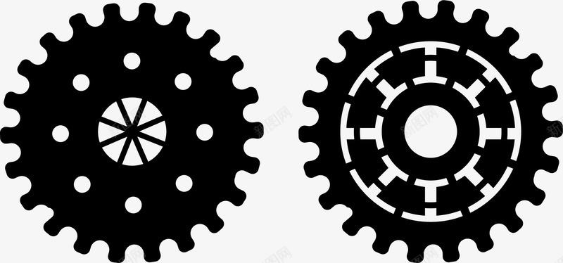 黑色小齿轮png免抠素材_新图网 https://ixintu.com 机械 金属 铰接 链条 黑色小齿轮 齿轮 齿轮链条