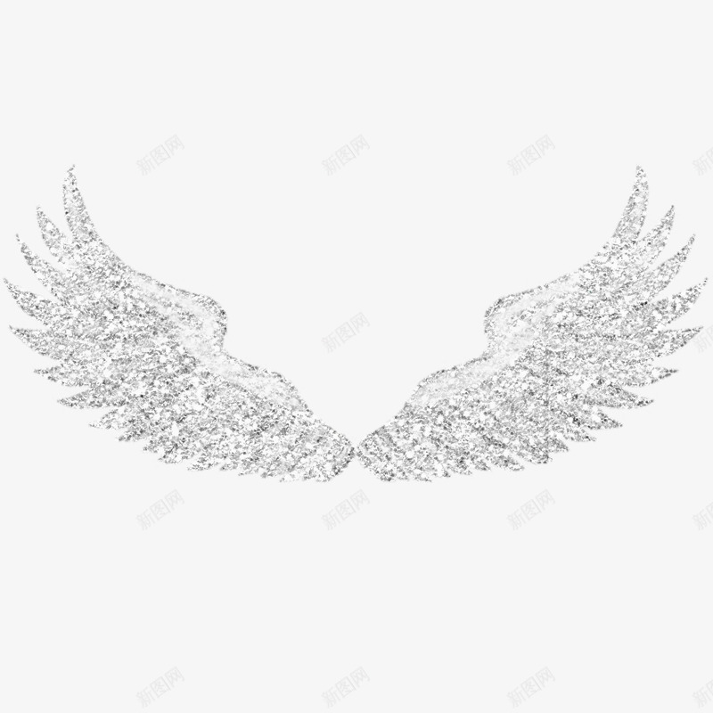 白色的翅膀png免抠素材_新图网 https://ixintu.com 天使 白色 翅膀 飞翔