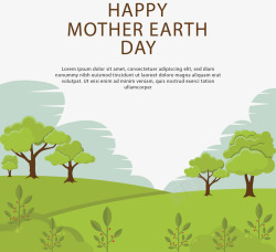 母亲地球日绿色生态环保地球高清图片
