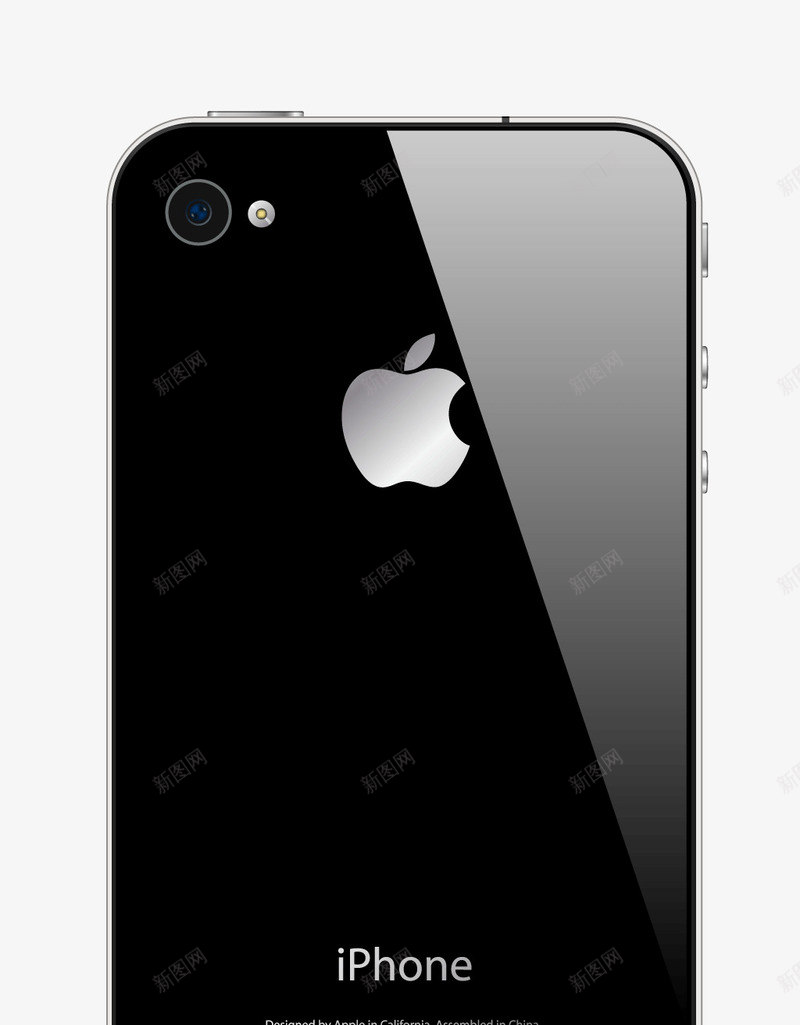 苹果手机png免抠素材_新图网 https://ixintu.com IPHONE 产品实物 手机 数字产品 数码家电 电子设备 黑色