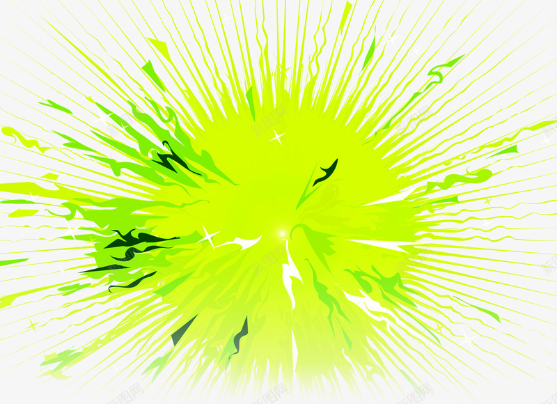 绿色抽象喷溅线条创意png免抠素材_新图网 https://ixintu.com 创意 喷溅 抽象 线条 绿色 设计