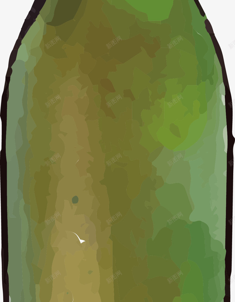 绿色卡通啤酒瓶矢量图ai免抠素材_新图网 https://ixintu.com 啤酒 啤酒瓶 多款酒瓶 彩色 手绘 瓶子 绿色酒瓶 设计 酒类 饮料 矢量图