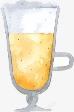 卡通手绘啤酒矢量图素材