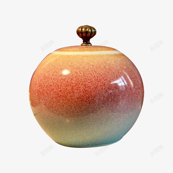 苹果陶罐png免抠素材_新图网 https://ixintu.com 产品实物 拟物化 罐子 苹果造型 陶瓷