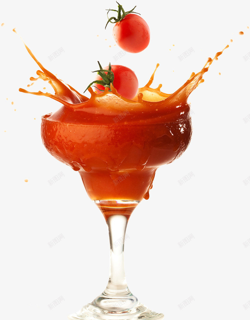 飞溅的西红柿汁png免抠素材_新图网 https://ixintu.com 一杯西红柿汁 杯子 水果 蔬菜 西红柿