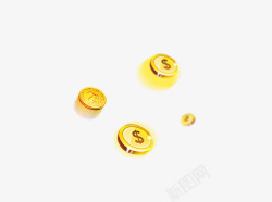 酷炫金币图标图形金币高清图片