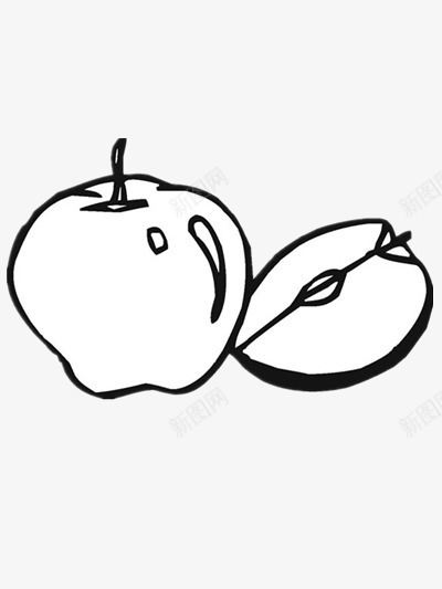 腐烂的苹果图标png_新图网 https://ixintu.com 水果 烂苹果 素材 营养