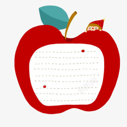 红苹果对话框素材