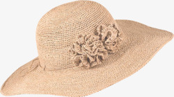 草帽装饰女性素材