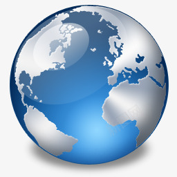 蓝色地球装饰图标图标