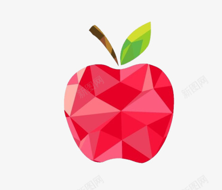 红色苹果IPHONElogo图标图标