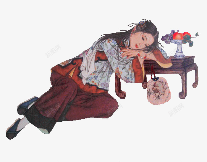 中国古代女子png免抠素材_新图网 https://ixintu.com 中国风 传统 古代 女性