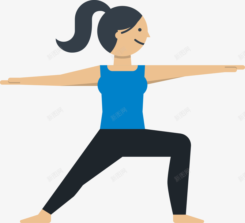 做瑜伽的小女孩图png免抠素材_新图网 https://ixintu.com 休闲 休闲娱乐 健美 健身 儿童瑜伽 印度瑜伽 女性 手绘 插画 瑜伽 瑜伽动作 瑜伽女性 线条 运动 锻炼