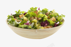 紫色的包菜盘子里的蔬菜沙拉高清图片