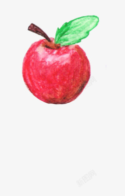 彩绘苹果素材