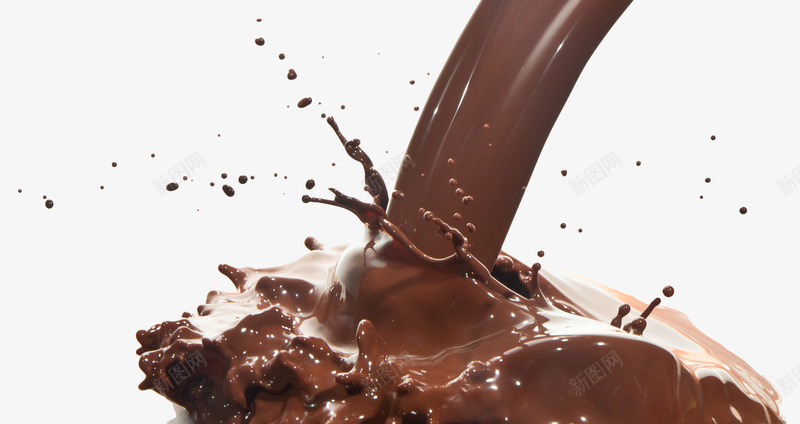 奶滴喷溅png免抠素材_新图网 https://ixintu.com 咖啡 喷溅 巧克力 甜品 食物