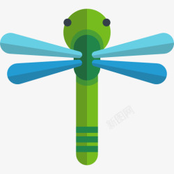 虫翅膀蜻蜓图标高清图片