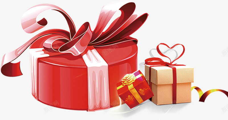 礼物礼品盒png免抠素材_新图网 https://ixintu.com 淘宝素材 礼品盒 礼物盒 礼盒 红色