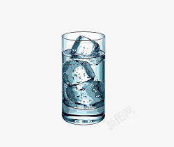 透明玻璃饮料杯素材