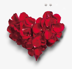 玫瑰花红色爱心七夕情人节海报素材