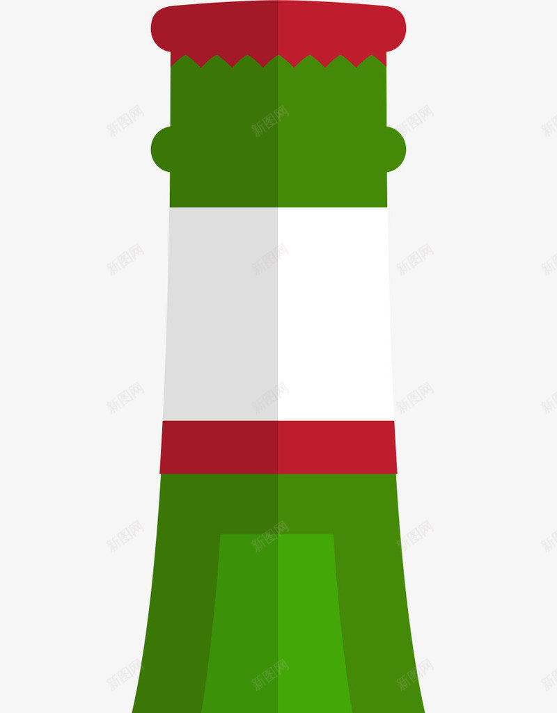 啤酒酒瓶卡通5png免抠素材_新图网 https://ixintu.com 卡通 啤酒 素材 酒瓶