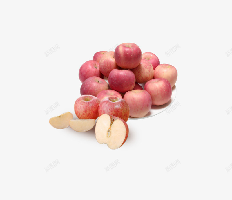 红色新鲜苹果png免抠素材_新图网 https://ixintu.com 新鲜 水果 红色 苹果