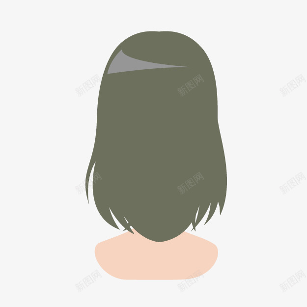女性发型png免抠素材_新图网 https://ixintu.com 动漫 卡通女孩 卡通女性 发型展示 发型模特 可爱女孩 女孩 女性 女性发型 女性模特 手绘女孩