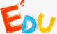 糖果色字体糖果色可爱字体EDU高清图片
