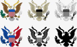骄傲象征美国联邦骄傲的翅膀高清图片