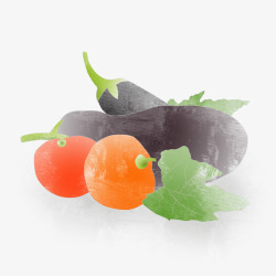 美味的水果蔬菜元素素材