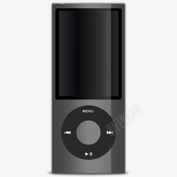 黑色的苹果iPodNano克png免抠素材_新图网 https://ixintu.com apple black ipod 苹果 黑色的