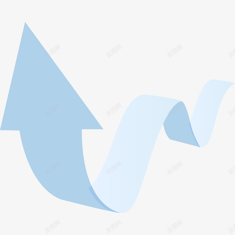 蓝色曲线箭头图标png_新图网 https://ixintu.com 曲线 曲线箭头 箭头 蓝色 蓝色箭头