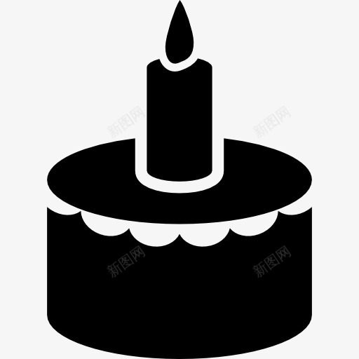 生日蛋糕和蜡烛图标png_新图网 https://ixintu.com baker 甜点 糖果 蜡烛 面包 食品