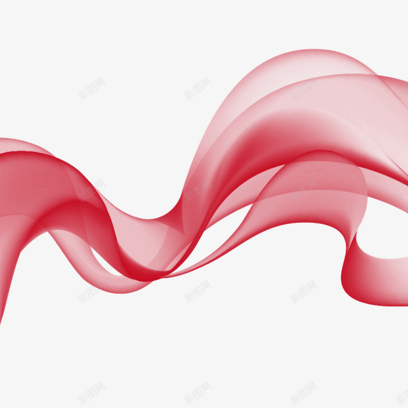 粉色的曲线png免抠素材_新图网 https://ixintu.com png 曲线 波浪线 粉色 素材