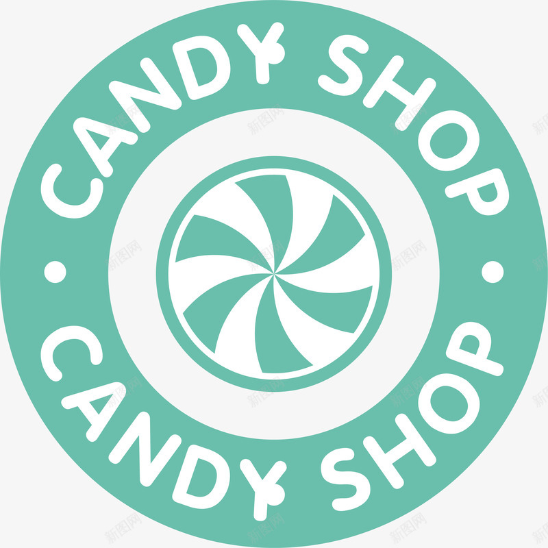 蓝色糖果超市标签png免抠素材_新图网 https://ixintu.com candy 卡通手绘 可爱 商场 装饰图案 贴纸