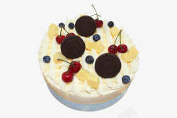酸奶油奥利奥酸奶蛋糕高清图片