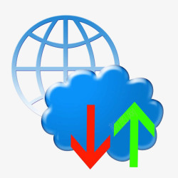 全球云服务插画全球云服务插画高清图片