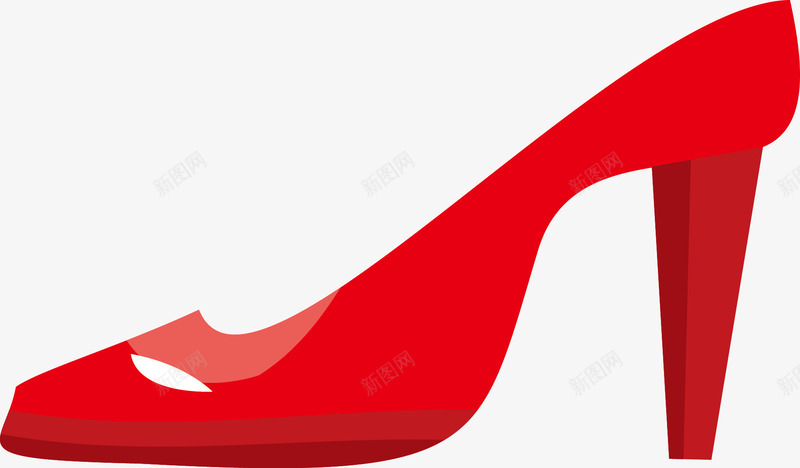 高跟女鞋图案png免抠素材_新图网 https://ixintu.com 女鞋 红色女性 高更鞋 高跟女鞋