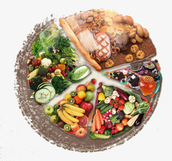 蔬菜拼图拼盘食物高清图片
