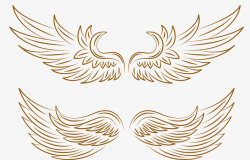 羽翼丰满的天使之翼素材