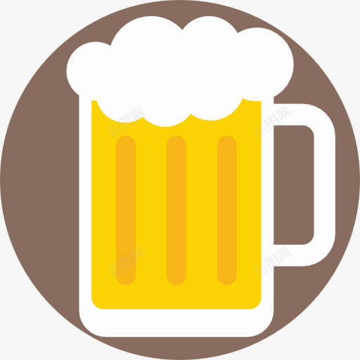 啤酒图标png_新图网 https://ixintu.com 啤酒 啤酒杯 杯子 食品 食品和餐厅 饮料