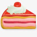蛋糕樱桃奶油Cakeicons图标图标