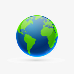 澶尗姣崭翰鑺蓝色地球矢量图高清图片