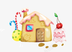 糖果小房子小房子高清图片