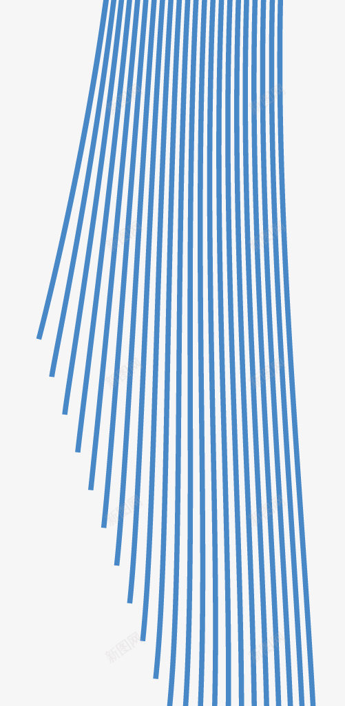 蓝色柔和弧度线png免抠素材_新图网 https://ixintu.com 弧度线 柔和曲线 柔和线条 波浪线 线条 装饰曲线 飘逸曲线