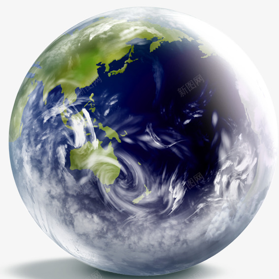 地球卫星图png免抠素材_新图网 https://ixintu.com 卫星图 环境 自然 蓝色星球