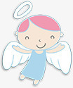 可爱的天使png免抠素材_新图网 https://ixintu.com 卡通天使 天使女孩 小天使 手绘天使 翅膀